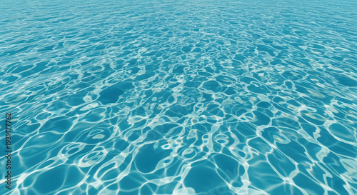 Refracted sunlight dancing and shimmering across the clear turquoise water surface creating patterns and reflections in a natural aquatic setting