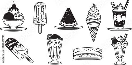 A collection of various containers and vessels used for cooking and storage Vector