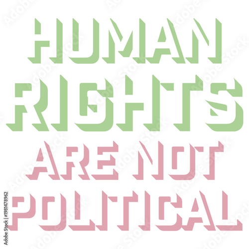 Human Rights Are Not Political – a bold, clear statement for activists, advocates and everyone who believes basic rights are non-negotiable. Powerful and unapologetic. A gift with a message.