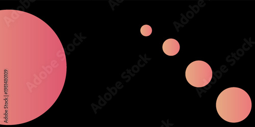 Bild auf Leinwand 3d trendy and futuristic glass morphism website landing page template gradien ma