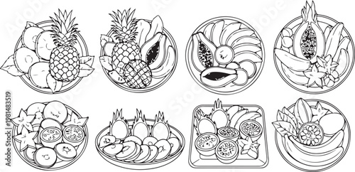 Illustrations of intricate mechanical devices with gears and components Vector