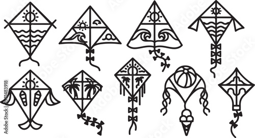 A collection of intricate and ornate tree of life designs in various styles Vector