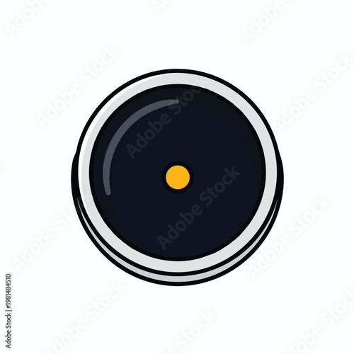 Close up of a Modern Camera Lens with Focus on Aperture