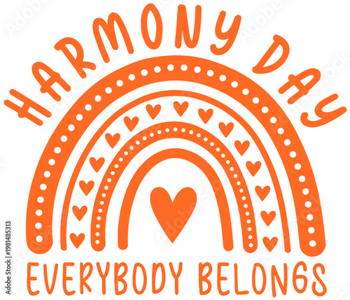Foto Harmony day everybody belongs SVG