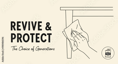 Revive and Protect Furniture: Hand Cleaning Wood with Cloth, Generations Choice