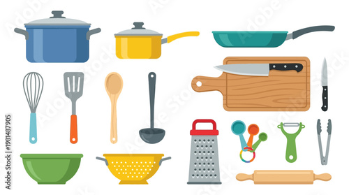 Kitchen Utensils and Cooking Tools.