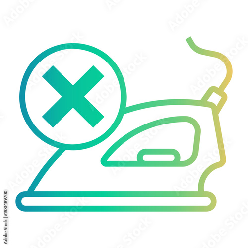 steam Line Gradient Icon