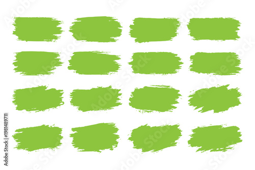 Set of paint brush stroke and abstract grunge banner for graphic background decoration. Watercolor splatter, ink splash and creative shape for social media. Vector frame art or texture element