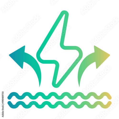 antistatic Line Gradient Icon