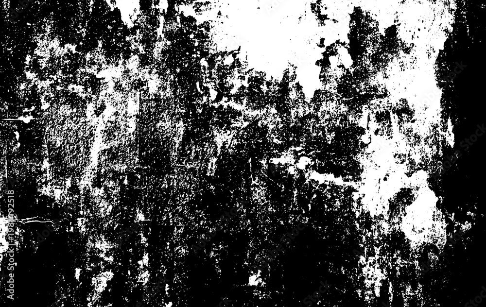 Obraz premium Rough Monochrome Grainy Pattern for Design Effects. Dirty Ink Blot and Stain Texture Background
