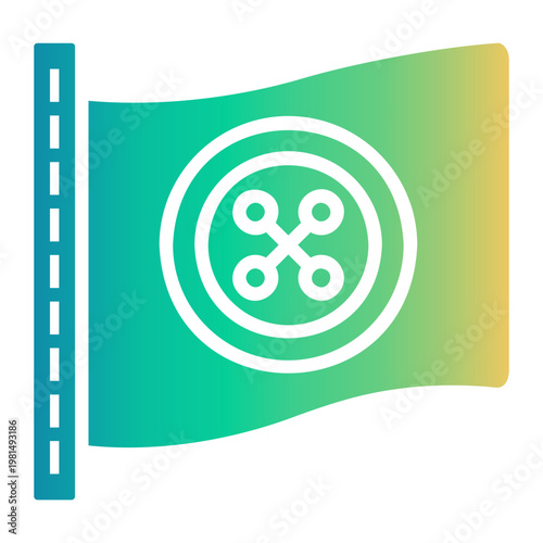 clothes Gradient icon