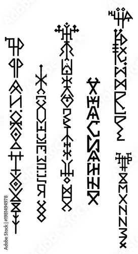 Mysterious Ancient Runes and Symbols, Esoteric Alphabet