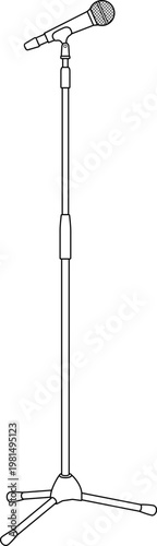 ヴォーカルマイクのアイコン