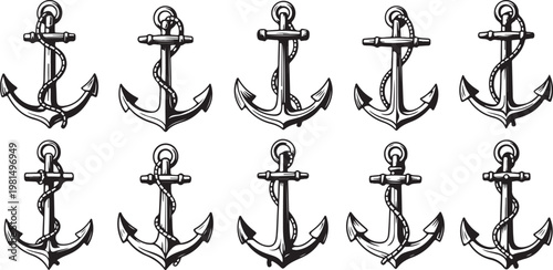 Sketch of a black faucet with swan neck and dual handles from above Vector