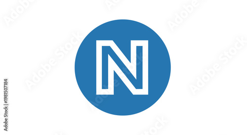 Free Download A blue circle with a white letter. - GFXLoad