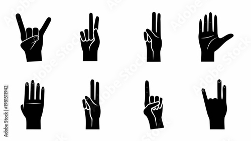 An elegant black silhouette of a human hand forming the "OK" gesture, with thumb and index finger joined in a circle, signifying approval, perfection, or well-being, on a clean white background.