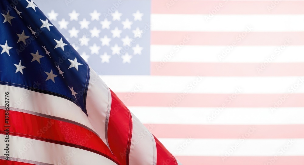 Fototapeta premium american flag of the stars