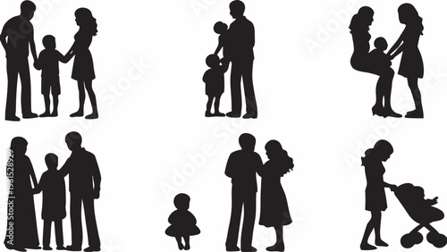 A tender silhouette of a man and a visibly pregnant woman standing close and looking at each other, representing expectant parents, anticipation, mutual love, and the profound journey into parenthood.