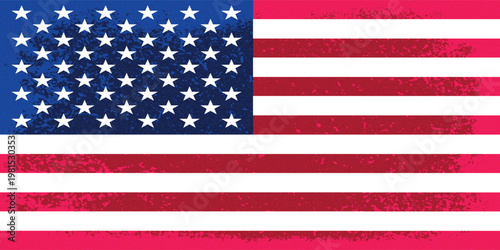 vector image of american flag