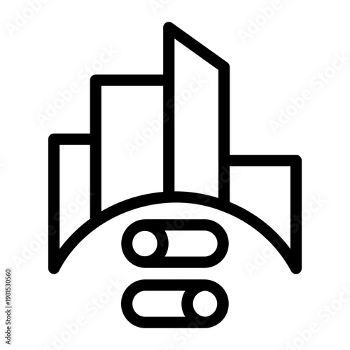 smart house Line Icon