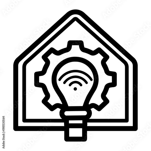 smart light Line Icon