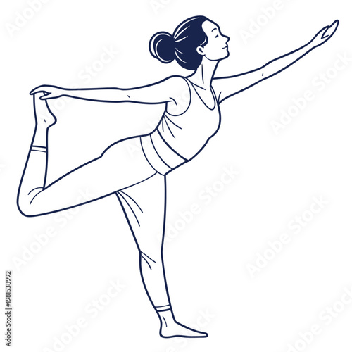yoga-woman-vector-pose-isolated-on-pure-white-back.eps