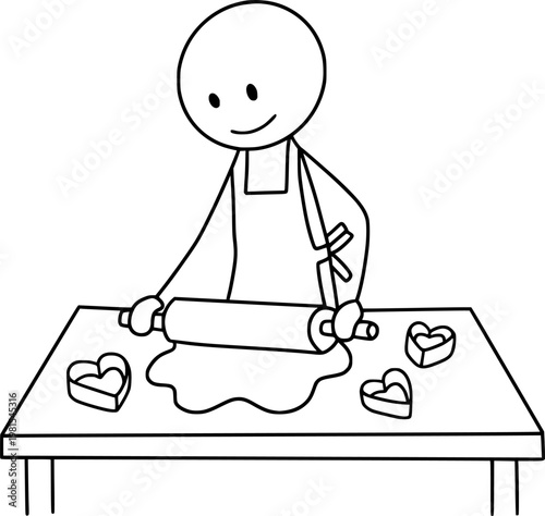 Stickman Romantic Dinner