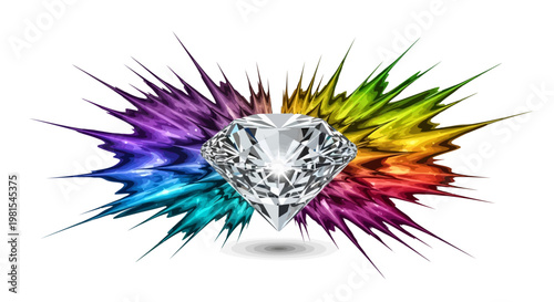 A vibrant heart illustration explodes with colorful energy