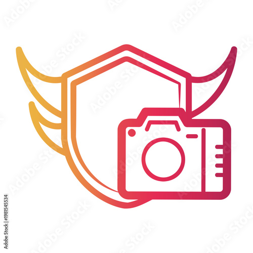 fighting gaming Line Gradient Icon