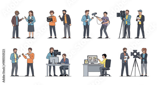 Pixel Art Media Production Team: Filming, Editing, and Broadcasting