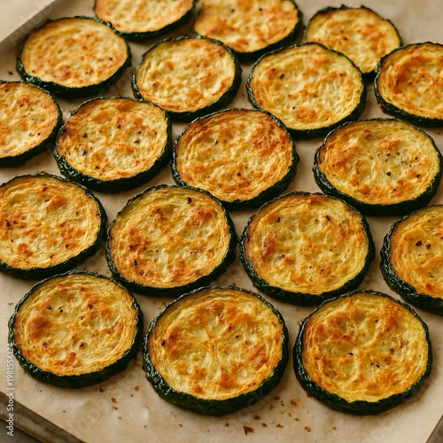 Zucchini Chips Baked squash slices