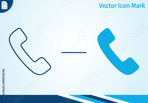 Phone icon communication call contact telephone device.
