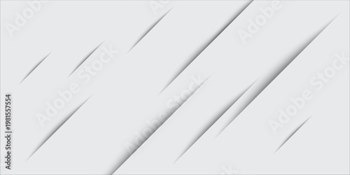 Vector grey white background paper shine and layer element vector for presentation design, graphic illustration art