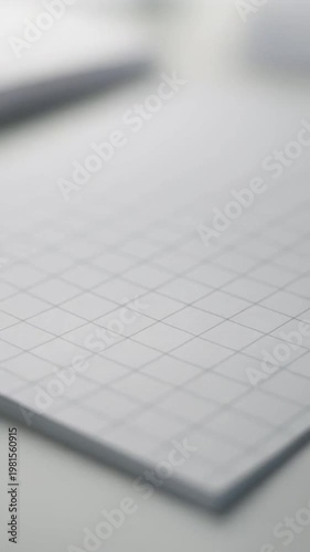 Wallpaper Mural Close-up of a graph paper on a desk Torontodigital.ca