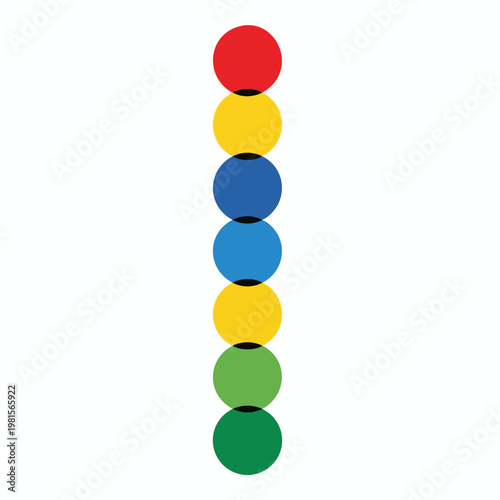 Colorful Push Pins Array for Office Supplies or Craft Projects