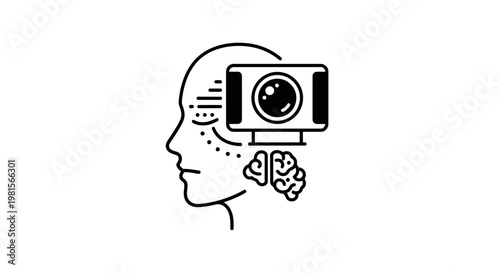 AI Brain Scan: Futuristic Technology and Human Mind Integration