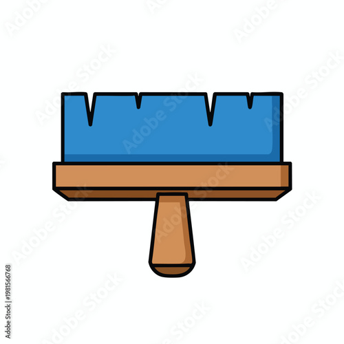 Stylish Paintbrush Icon for Creative Art Projects and DIY Designs