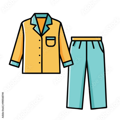 Comfortable Casual Loungewear Set for Relaxing at Home or Sleepwear