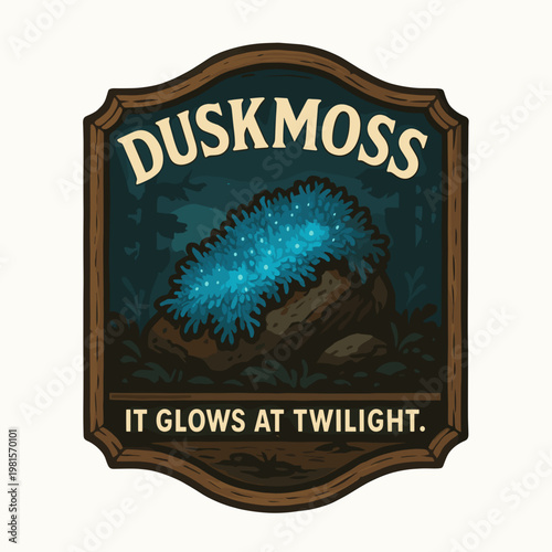Frames dusk moss patch glow scene on a fallen log. Perfect for nature backgrounds, forestthemed designs, calming wallpapers, or wildernessrelated marketing materials.