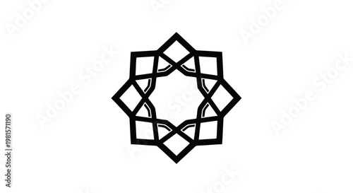 3d graphic of a waved service symbol on a white background