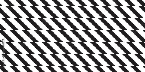 striped seamless pattern pixel art zigzag vector cartoon doodle tile background gift wrapping paper repeat wallpaper scarf isolated illustration design black white