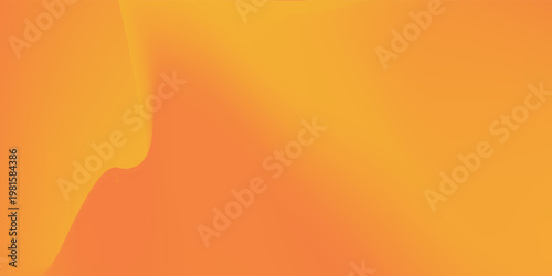 Print3d abstract autumn studio room background. Orange, brown dark gradient empty wall backdrop. Back ground horizontal mockup product