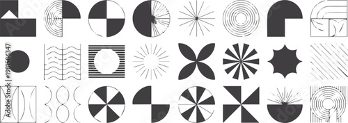 Pattern tile poster set