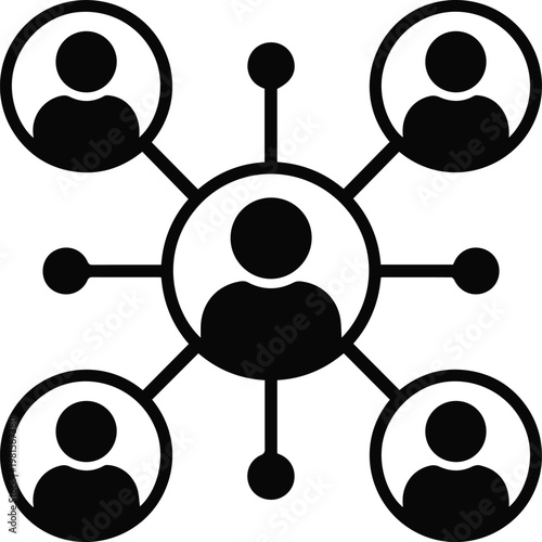 Hub connecting multiple user profiles