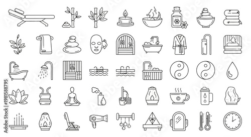 Various icons and symbols collection.