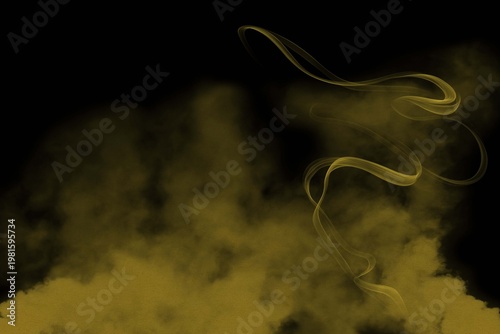 smoke on dark background