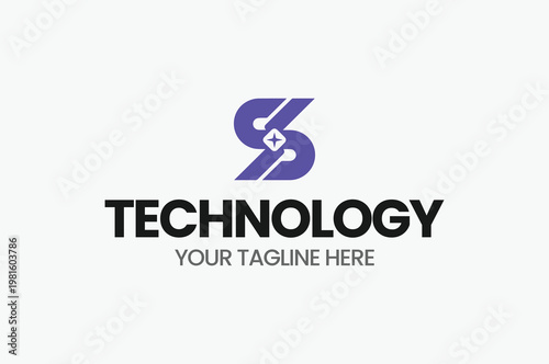 Free Download S Logo, Technology Logo, IT Company Logo, Software Logo, Digital Logo, Innovation, Startup Tech, Artificial Intelligence, Robotics, Data Science, Cybersecurity, Cloud Computing, Blockchain - GFXLoad