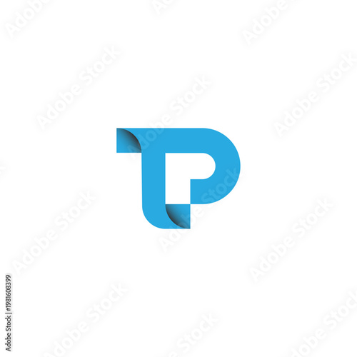 Free Download Modern Geometric TP Monogram Logo with Minimalist Overlapping Heart Concept. Letter TP Overlapping Love Heart Logo  - GFXLoad
