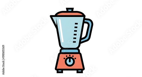 Blender on white background icon.