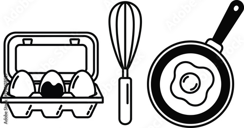 Cartoon boy musician playing acoustic guitar with drums and microphone, happy kid wearing headphones and cap, musical instruments vector illustration